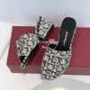 6930ebfa6e68136f4d9b3326 Salvatore Ferragamo Viva Chunky Heel Open-Toe Sandals with Classic Droplet Heel and Oversized Bow, Spring/Summer New Arrival
