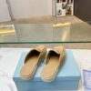PRADA 2023 Latest Loafer Slipper, Hot Urban Fashion Series, Functional and Tech-Driven Design with Embossed Rubber Triangle Logo, Full Cowhide Upper for Ultimate Comfort