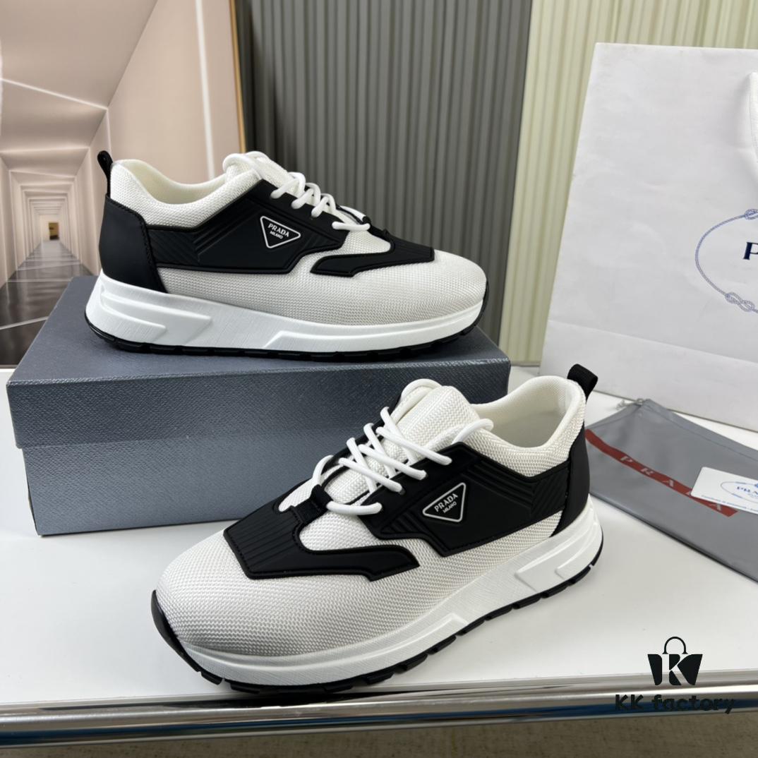 6930ec1c6e68136f4d9b3351 PRADA Men's Shoes Cabinet Hot Sale, Synchronized with Official Website, High-Quality Delivery - Genuine Cowhide Flyknit Upper with Cowhide Lining, 1:1 Replica, Original Factory Sole