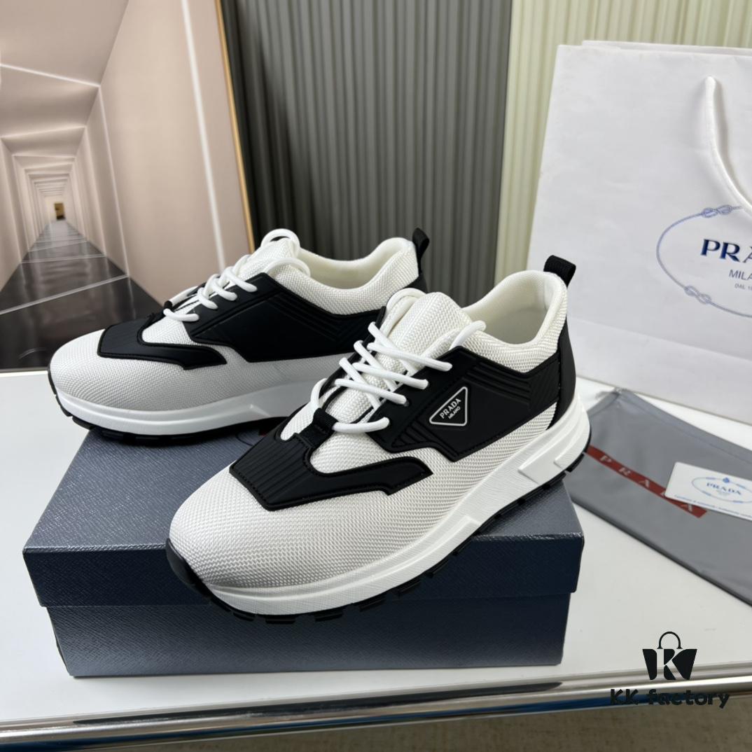 6930ec1c6e68136f4d9b3353 PRADA Men's Shoes Cabinet Hot Sale, Synchronized with Official Website, High-Quality Delivery - Genuine Cowhide Flyknit Upper with Cowhide Lining, 1:1 Replica, Original Factory Sole