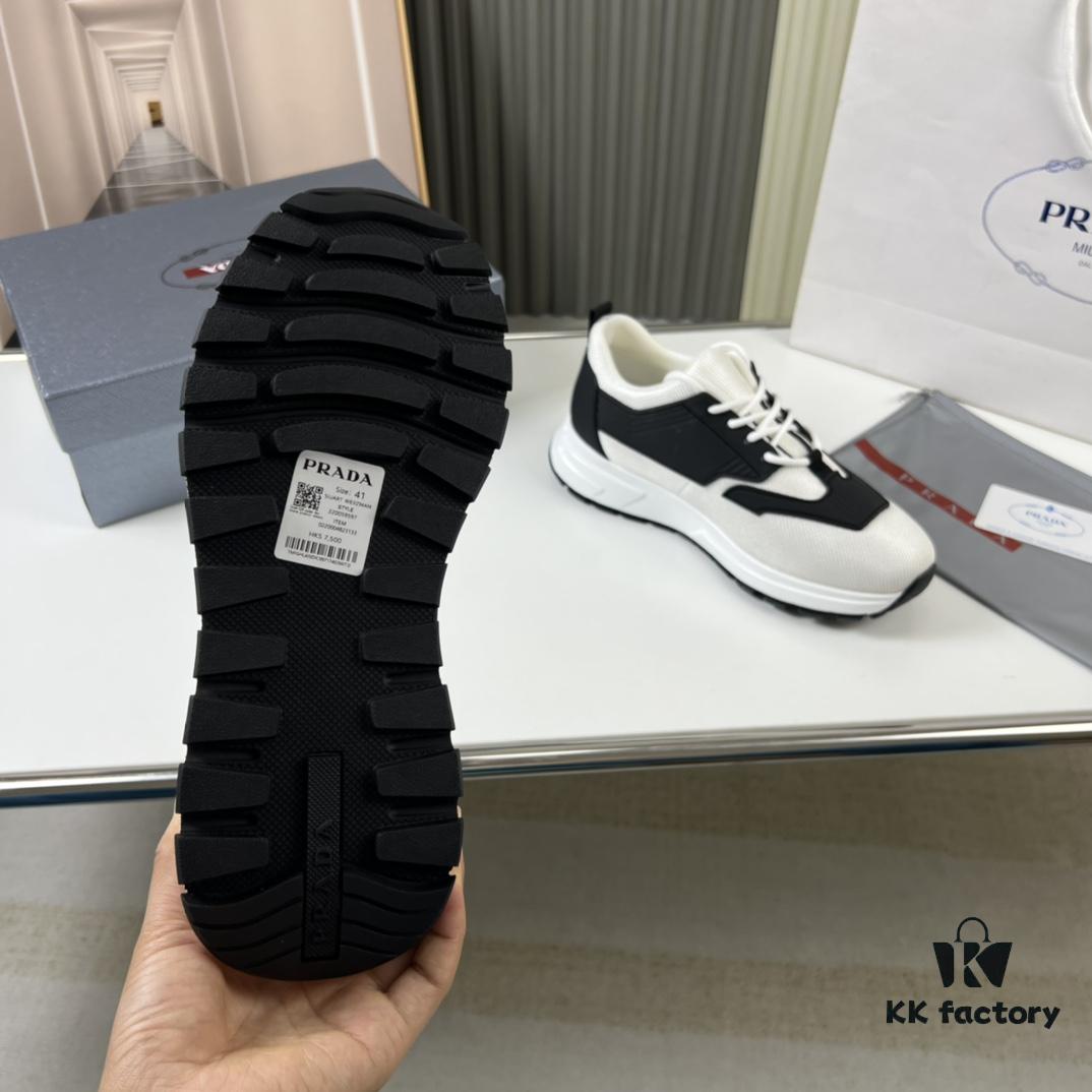 6930ec206e68136f4d9b3358 PRADA Men's Shoes Cabinet Hot Sale, Synchronized with Official Website, High-Quality Delivery - Genuine Cowhide Flyknit Upper with Cowhide Lining, 1:1 Replica, Original Factory Sole