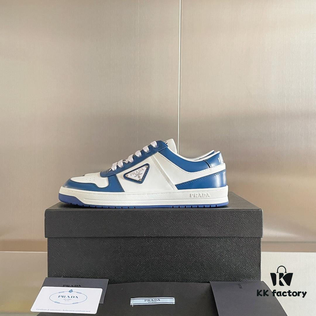 6930ec346e68136f4d9b3376 PRADA Prada 22C New Arrival Tri-Logo Couple White Sneakers Casual Athletic Shoes