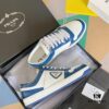 6930ec346e68136f4d9b3377 PRADA Prada 22C New Arrival Tri-Logo Couple White Sneakers Casual Athletic Shoes
