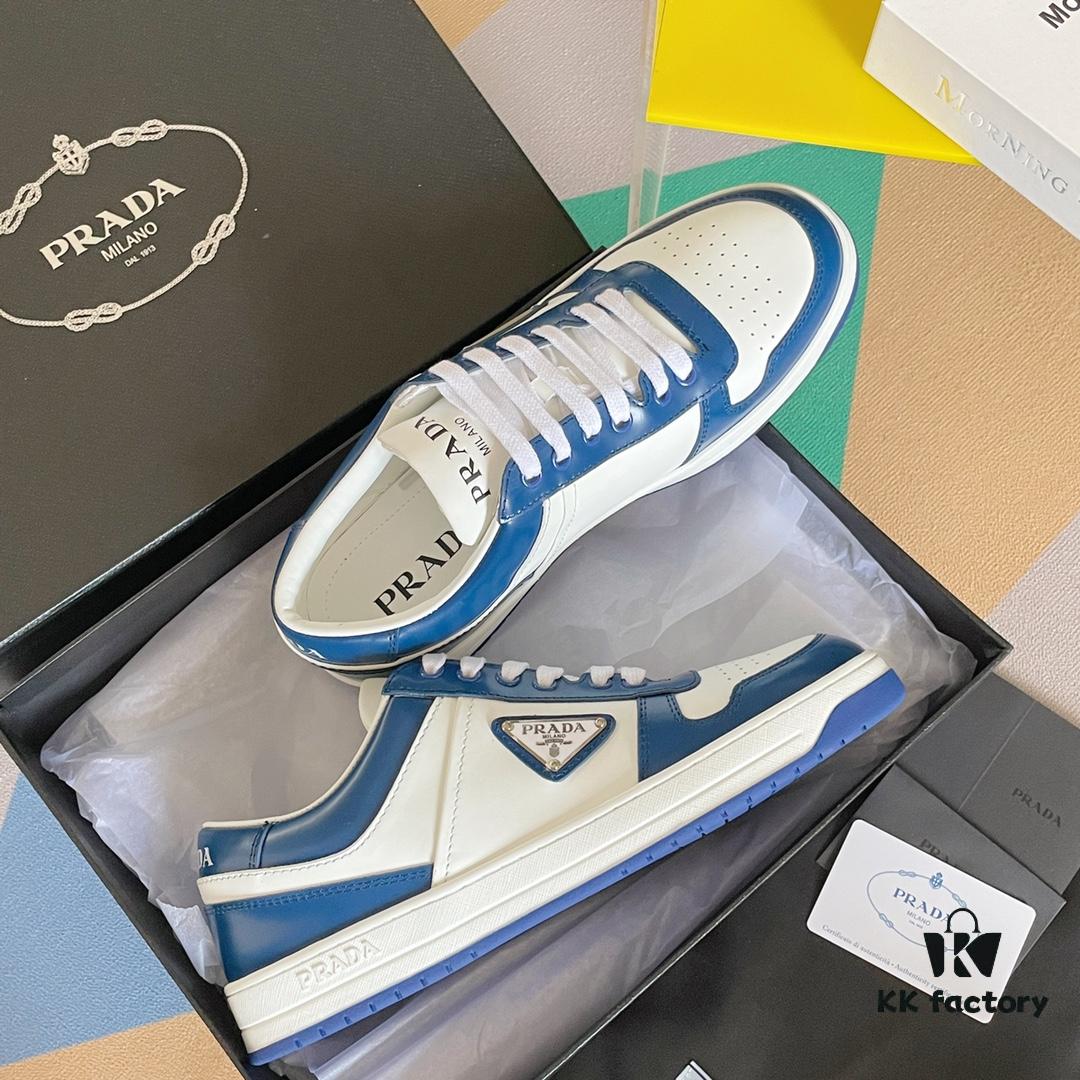 6930ec346e68136f4d9b3377 PRADA Prada 22C New Arrival Tri-Logo Couple White Sneakers Casual Athletic Shoes