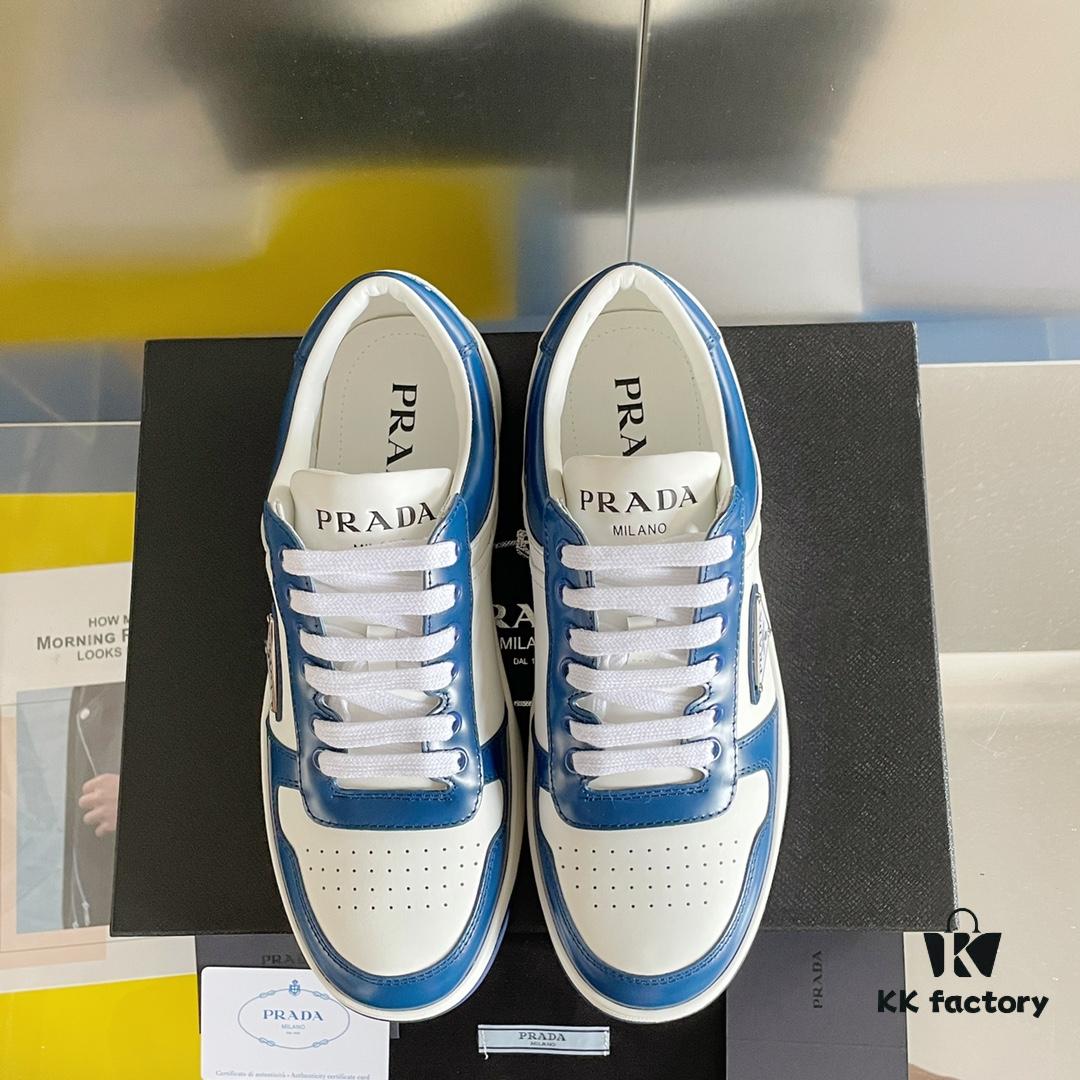 6930ec386e68136f4d9b337b PRADA Prada 22C New Arrival Tri-Logo Couple White Sneakers Casual Athletic Shoes