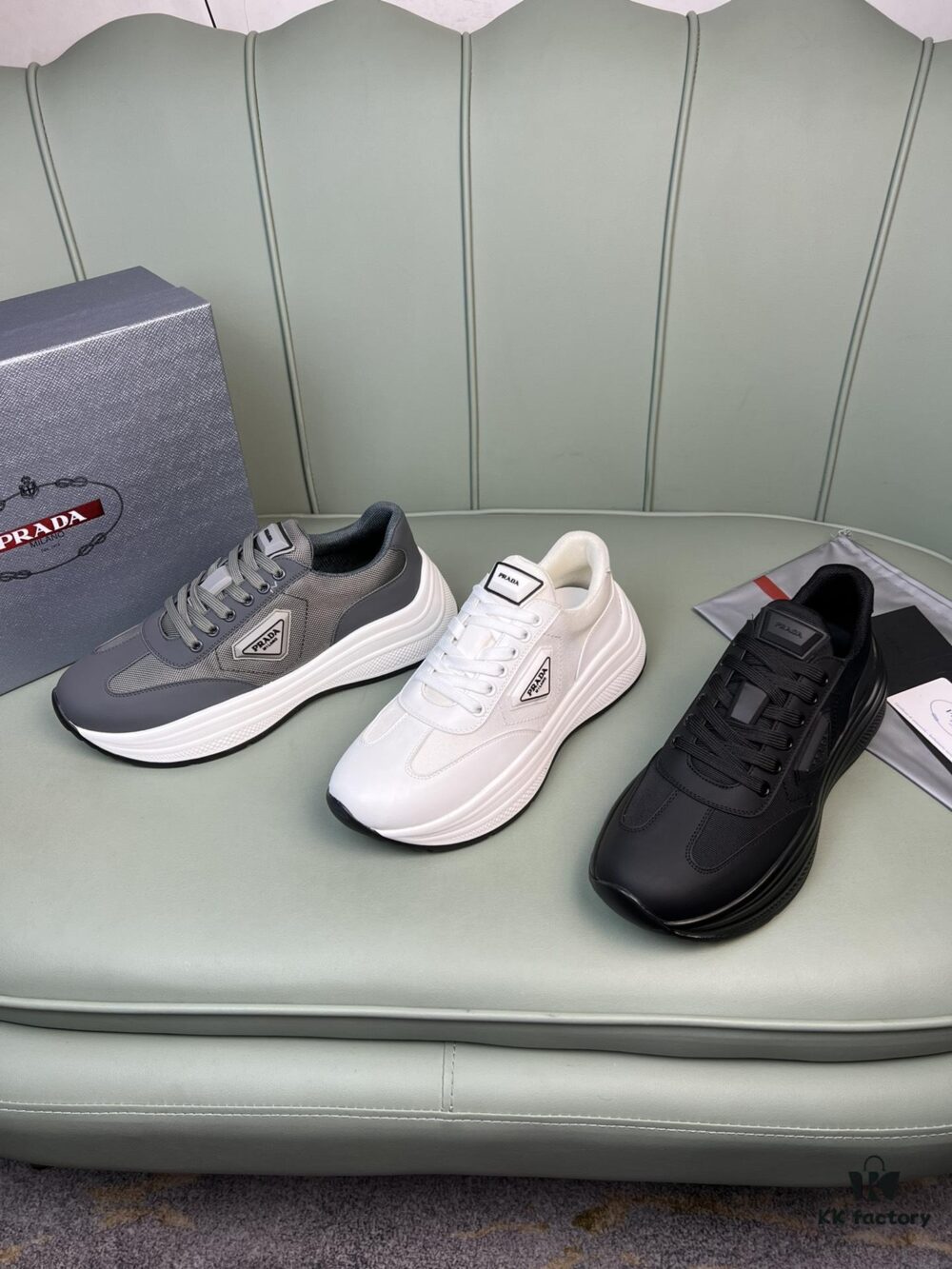 6930ec3f6e68136f4d9b3388 PRADA Men's Shoes, Counter Hit Product, Synchronized with Official Website, High-Quality Delivery - Genuine Cowhide Combined with Mesh Upper, Cowhide Lining, 1:1 Replica, Original Factory Sole, Size 38-45 (Size 45 Custom Made, No Returns or Exchanges)