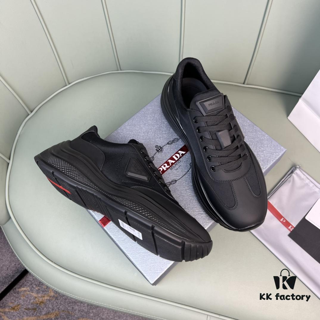 6930ec416e68136f4d9b338b PRADA Men's Shoes, Counter Hit Product, Synchronized with Official Website, High-Quality Delivery - Genuine Cowhide Combined with Mesh Upper, Cowhide Lining, 1:1 Replica, Original Factory Sole, Size 38-45 (Size 45 Custom Made, No Returns or Exchanges)