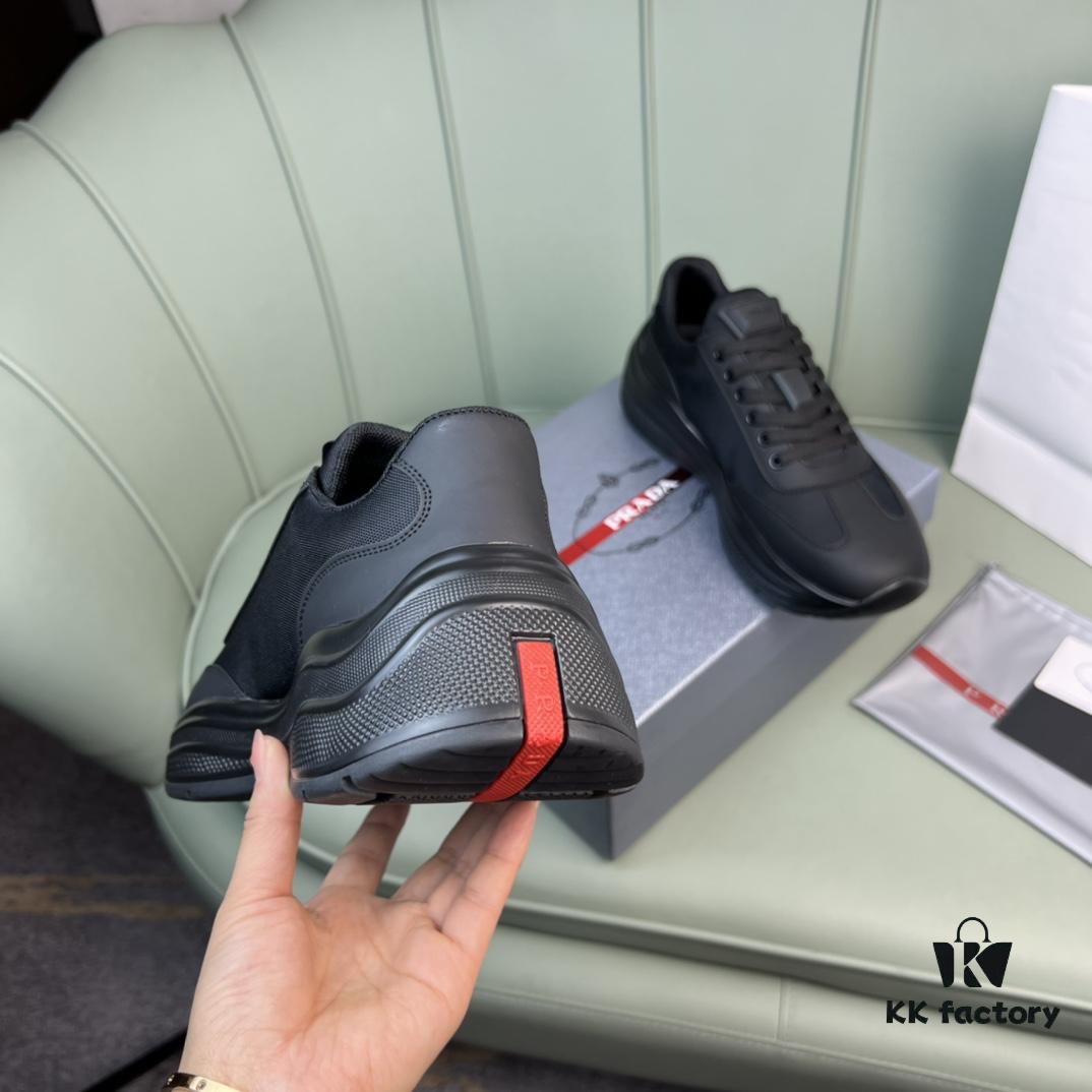 6930ec436e68136f4d9b338c PRADA Men's Shoes, Counter Hit Product, Synchronized with Official Website, High-Quality Delivery - Genuine Cowhide Combined with Mesh Upper, Cowhide Lining, 1:1 Replica, Original Factory Sole, Size 38-45 (Size 45 Custom Made, No Returns or Exchanges)