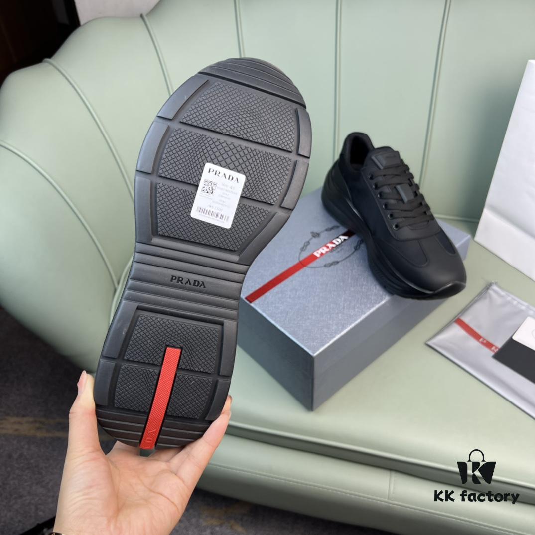 6930ec436e68136f4d9b338e PRADA Men's Shoes, Counter Hit Product, Synchronized with Official Website, High-Quality Delivery - Genuine Cowhide Combined with Mesh Upper, Cowhide Lining, 1:1 Replica, Original Factory Sole, Size 38-45 (Size 45 Custom Made, No Returns or Exchanges)