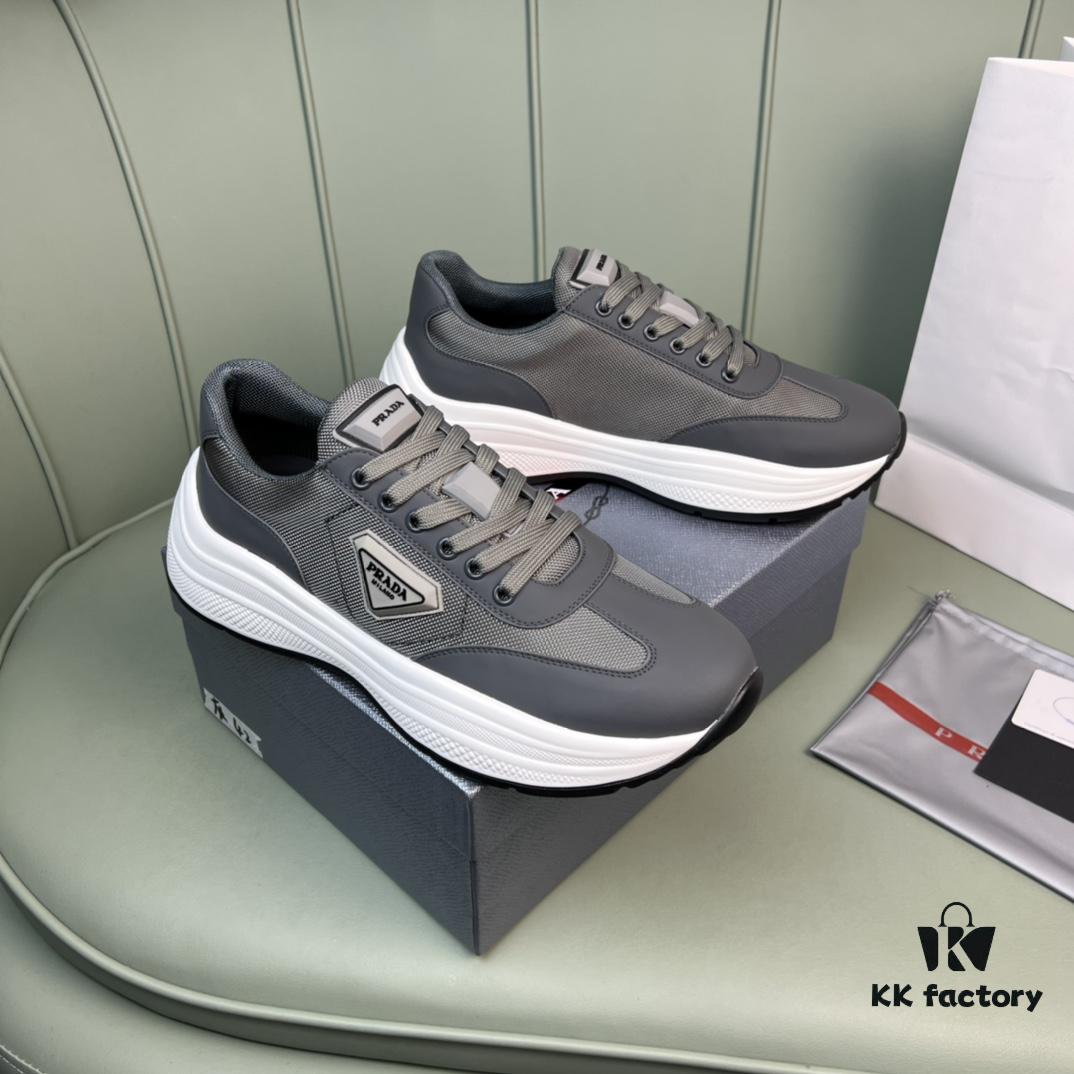 6930ec446e68136f4d9b338f PRADA Men's Shoes, Counter Bestseller, Synchronized with Official Website, High-Quality Delivery ✔️ Genuine Cowhide and Mesh Upper with Full Cowhide Lining, 1:1 Replica, Original Factory Sole, Size 38-45 (Size 45 Custom Made, No Returns or Exchanges)
