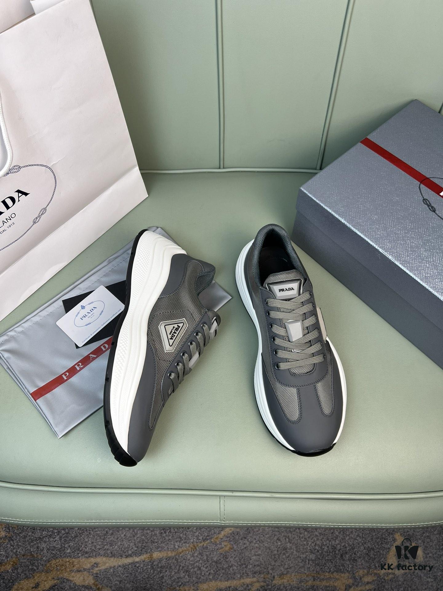 6930ec486e68136f4d9b3395 PRADA Men's Shoes, Counter Bestseller, Synchronized with Official Website, High-Quality Delivery ✔️ Genuine Cowhide and Mesh Upper with Full Cowhide Lining, 1:1 Replica, Original Factory Sole, Size 38-45 (Size 45 Custom Made, No Returns or Exchanges)