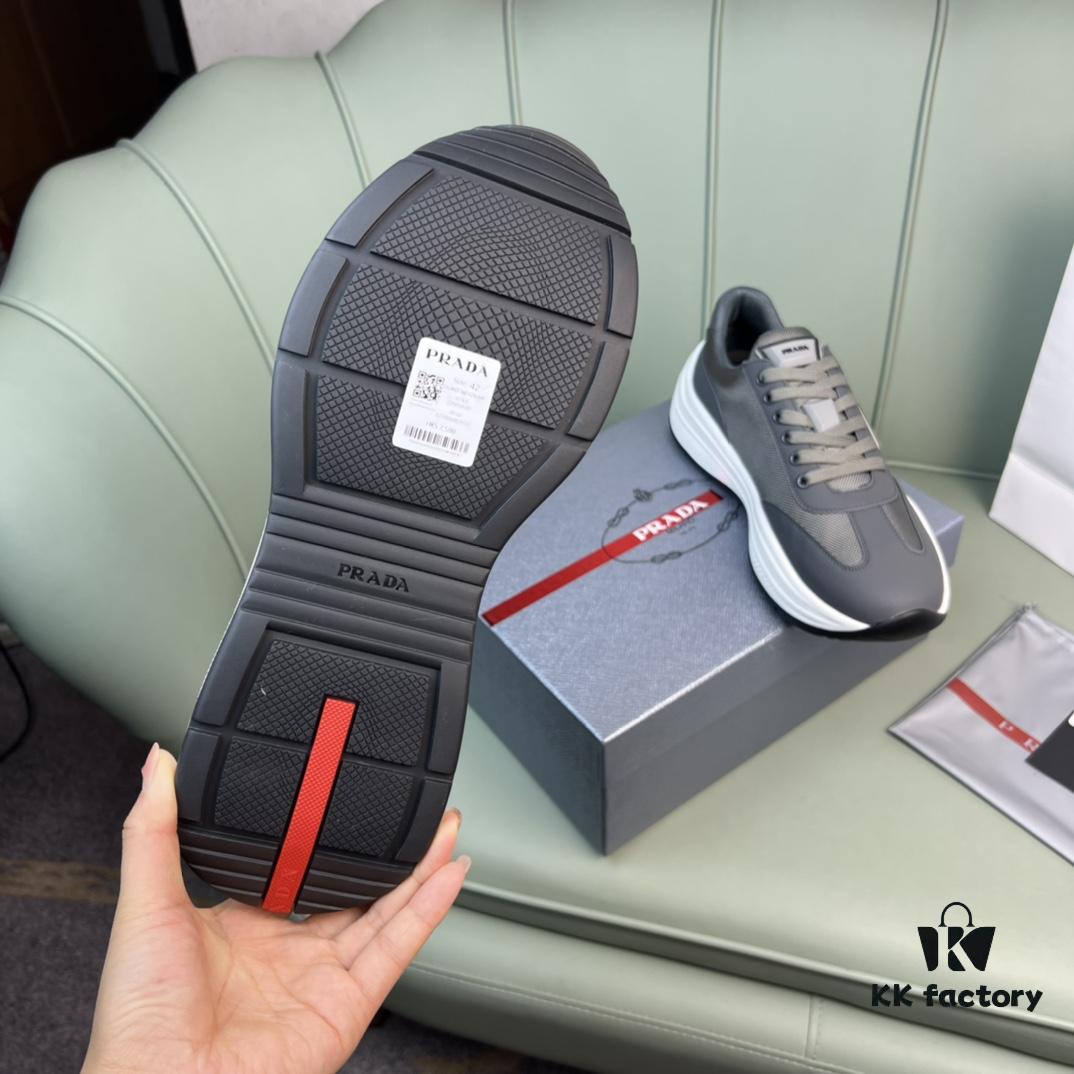 6930ec496e68136f4d9b3397 PRADA Men's Shoes, Counter Bestseller, Synchronized with Official Website, High-Quality Delivery ✔️ Genuine Cowhide and Mesh Upper with Full Cowhide Lining, 1:1 Replica, Original Factory Sole, Size 38-45 (Size 45 Custom Made, No Returns or Exchanges)
