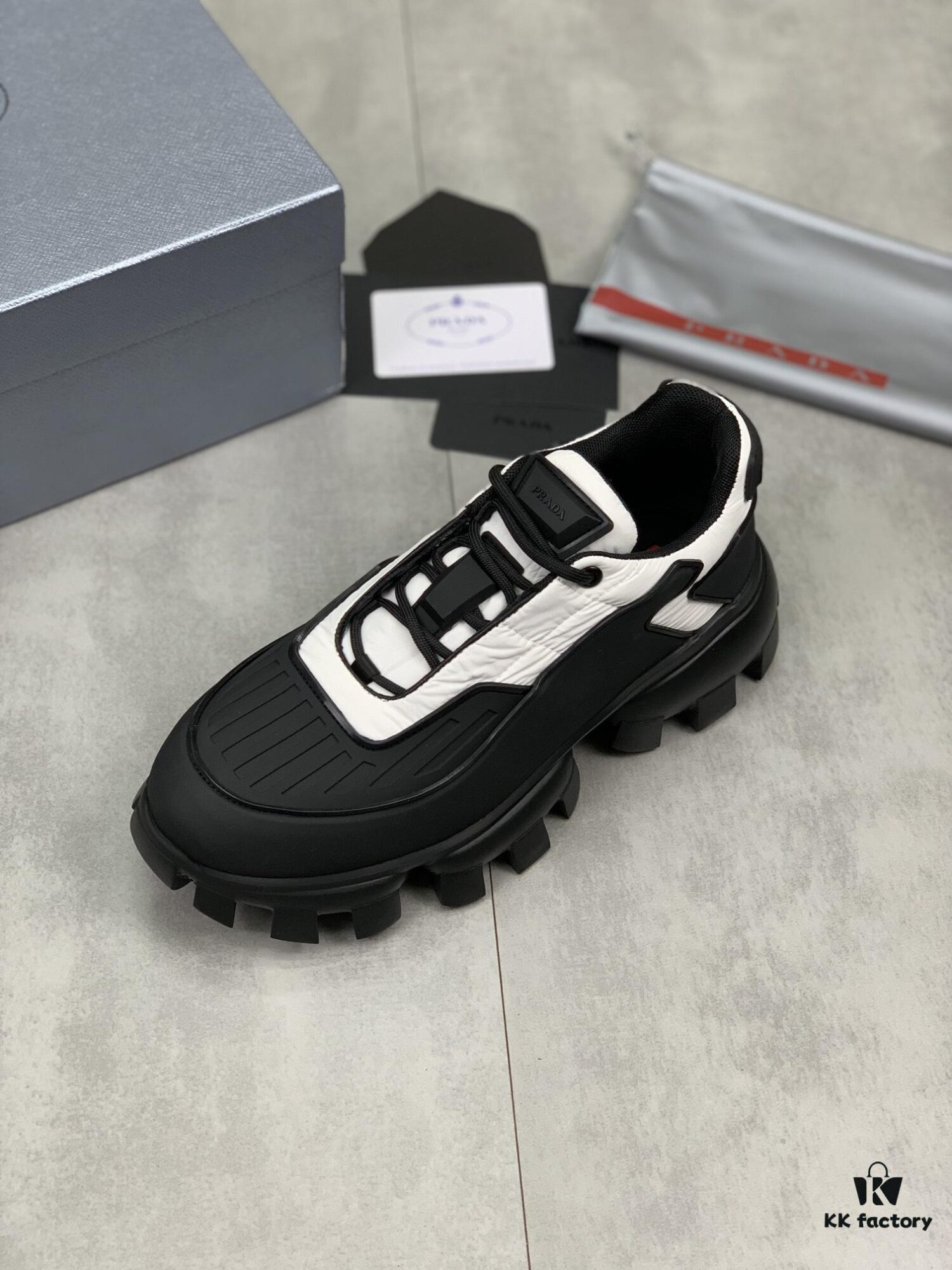 6930ec546e68136f4d9b33a8 High-Quality Beef Leather Men's Shoes (PRADA) 2021 Latest Official Release, 1:1 Replication, Hong Kong Counter Synchronized, Runway Matched