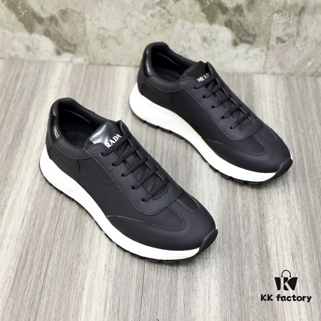 6930ec5c6e68136f4d9b33b4 PRADA Men's Luxury Fashion Casual Sneakers, Top-Quality Original Surplus, Genuine Cowhide, Breathable Interior, Special-Order Outsole