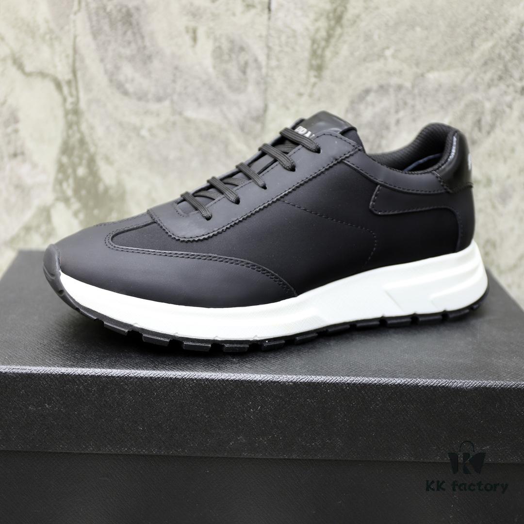 6930ec5f6e68136f4d9b33b9 PRADA Men's Luxury Fashion Casual Sneakers, Top-Quality Original Surplus, Genuine Cowhide, Breathable Interior, Special-Order Outsole
