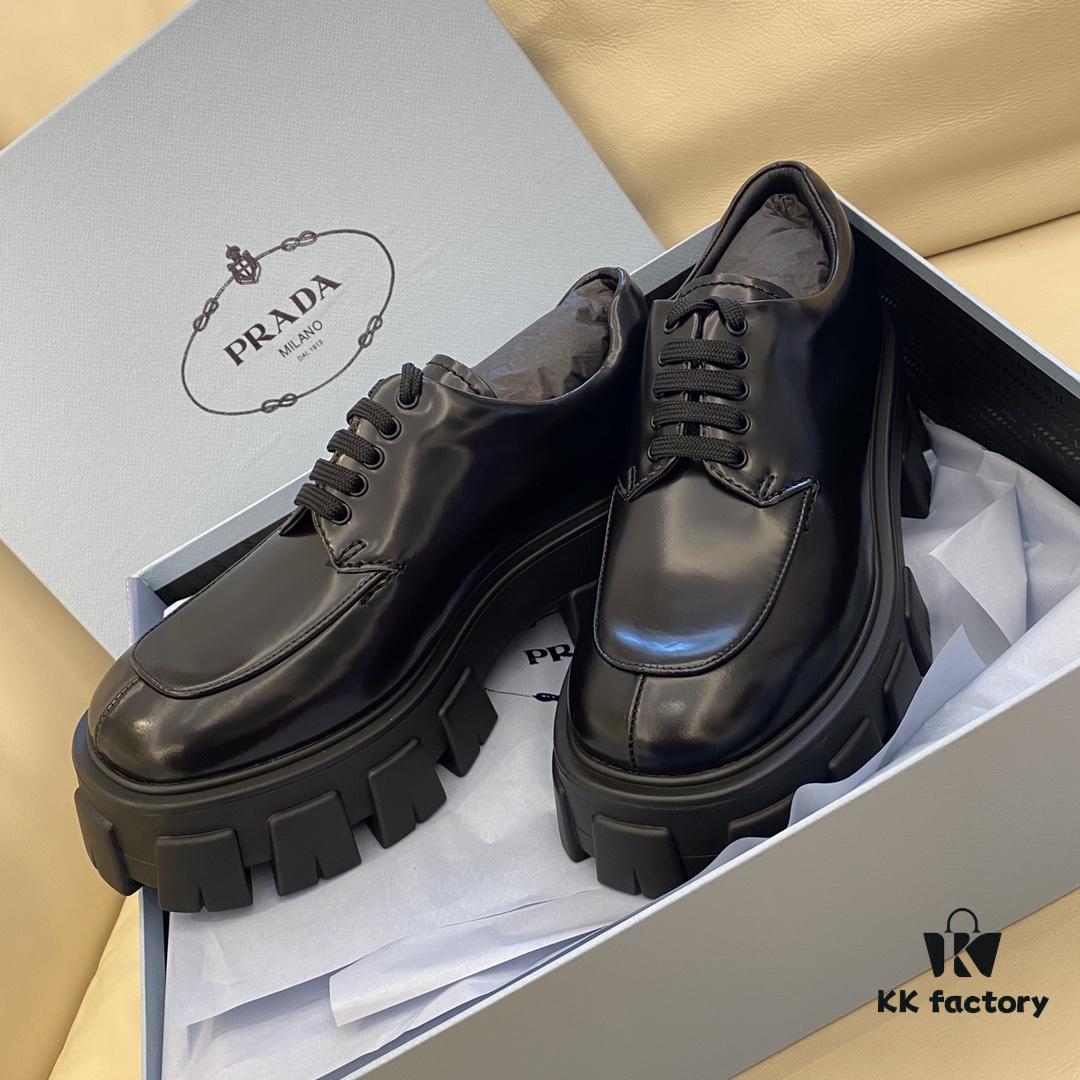 PRADA Gear-Soled Loafers Top Version Faithfully Replicated with Premium Craftsmanship