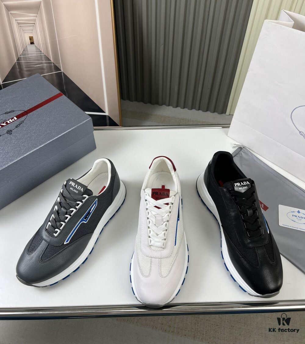 6930ec856e68136f4d9b33f3 PRADA Men's Shoes, Bestselling Counter Model, Synchronized with Official Website, High-Quality Delivery - Genuine Cowhide Flyknit Upper with Leather Lining, 1:1 Replica, Original Factory Sole, Sizes 38-45 (Size 45 Custom Made, No Returns or Exchanges)