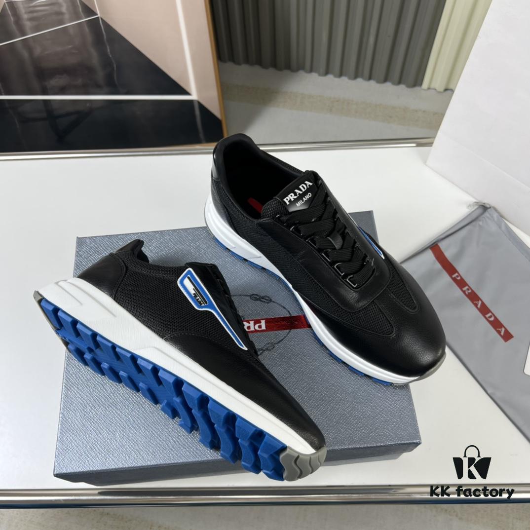 6930ec876e68136f4d9b33f5 PRADA Men's Shoes, Bestselling Counter Model, Synchronized with Official Website, High-Quality Delivery - Genuine Cowhide Flyknit Upper with Leather Lining, 1:1 Replica, Original Factory Sole, Sizes 38-45 (Size 45 Custom Made, No Returns or Exchanges)