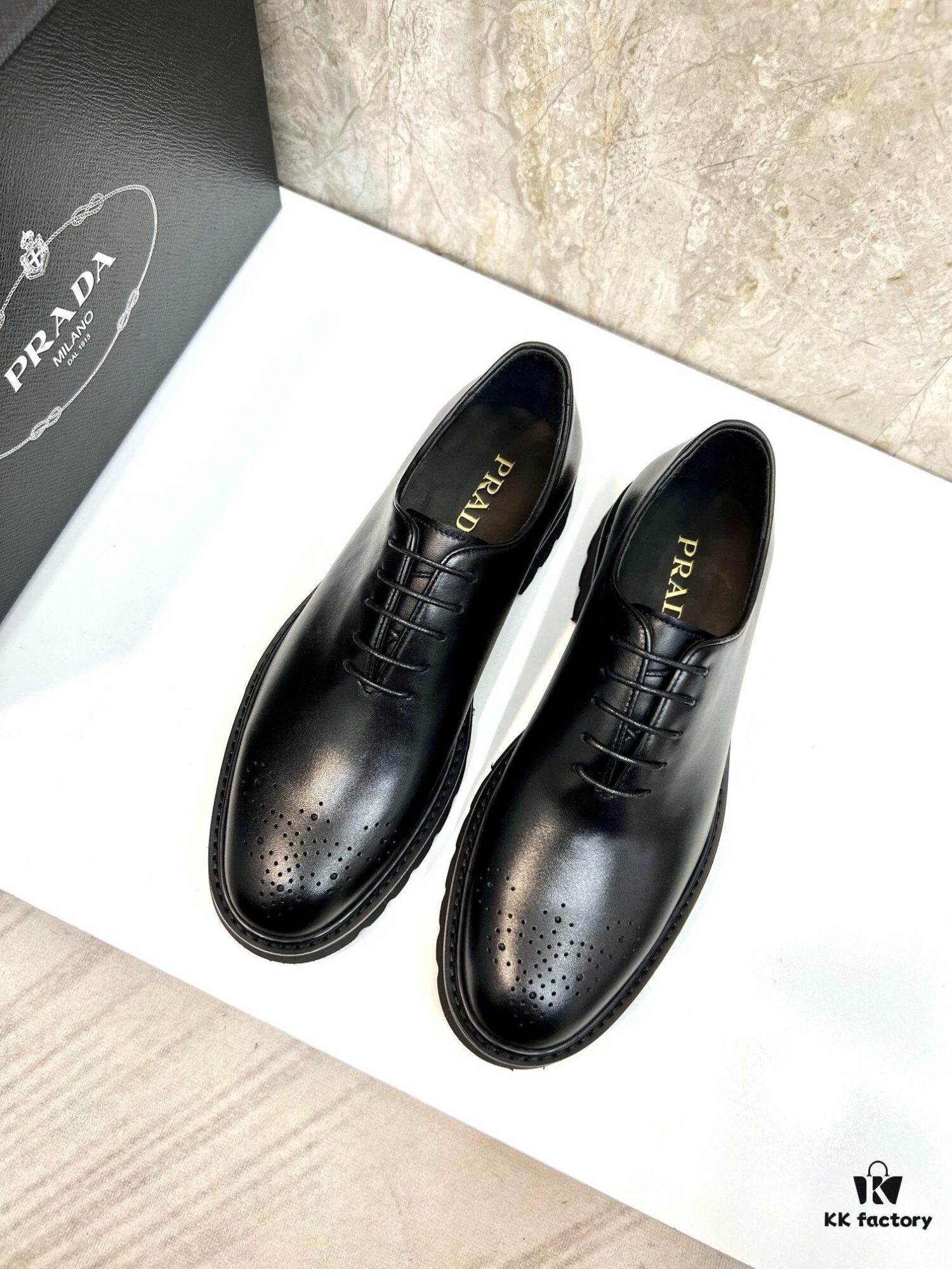 6930ec8c6e68136f4d9b33fa PRADA High-Quality Men's Fashion Dress Shoes, Slip-On Style, Premium Cowhide Leather, Rubber Sole, British Style, European and American Trend