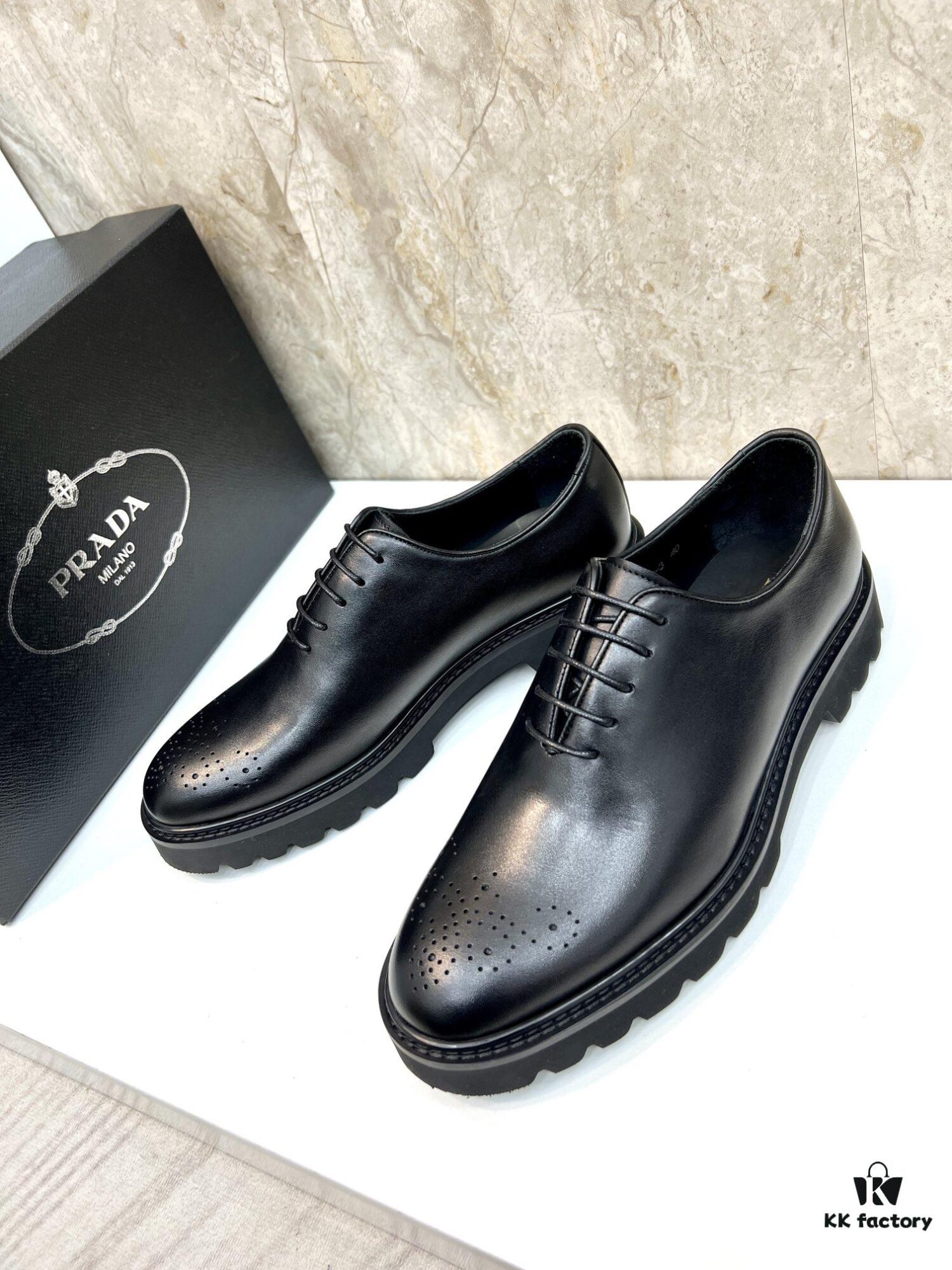 6930ec8f6e68136f4d9b33fe PRADA High-Quality Men's Fashion Dress Shoes, Slip-On Style, Premium Cowhide Leather, Rubber Sole, British Style, European and American Trend