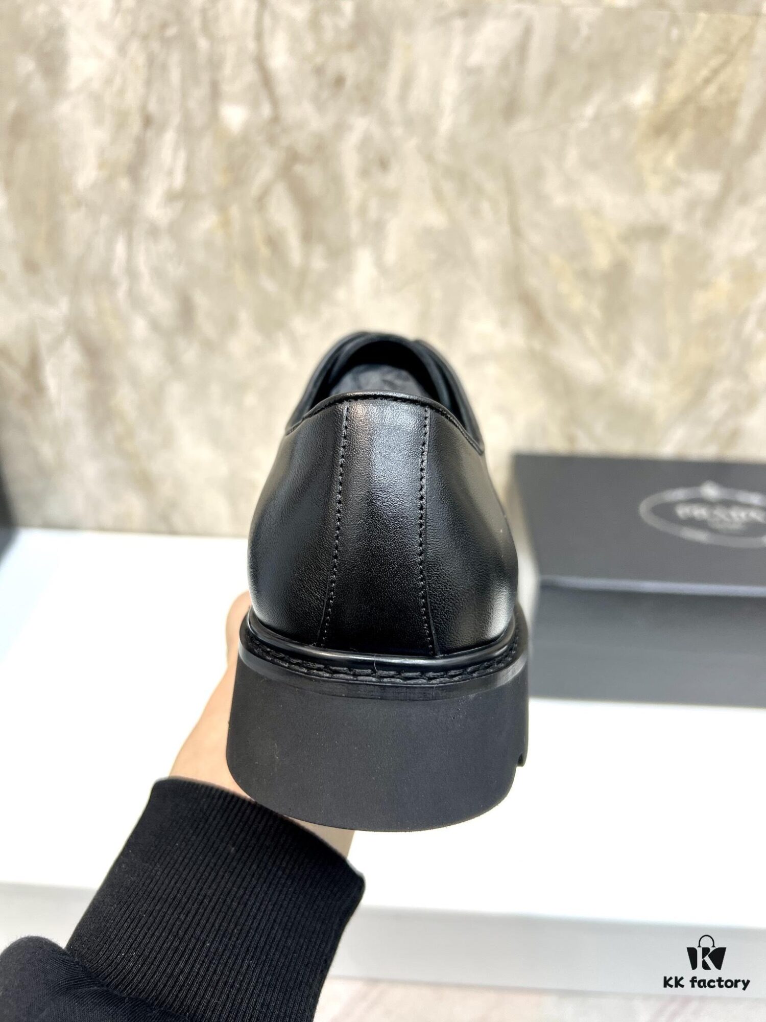 6930ec916e68136f4d9b3400 PRADA High-Quality Men's Fashion Dress Shoes, Slip-On Style, Premium Cowhide Leather, Rubber Sole, British Style, European and American Trend