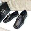 6930ecac6e68136f4d9b342a PRADA Men's Genuine Original Loafers - Luxury Slip-On Shoes in Soft Lambskin