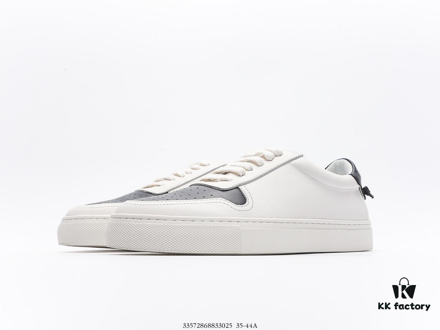 6930ecad6e68136f4d9b342b Givenchy Urban Street Leather Sneakers Fashion Versatile Casual Lace-up White Leather Sneakers