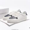 6930ecb06e68136f4d9b342c Givenchy Urban Street Leather Sneakers Fashion Versatile Casual Lace-up White Leather Sneakers