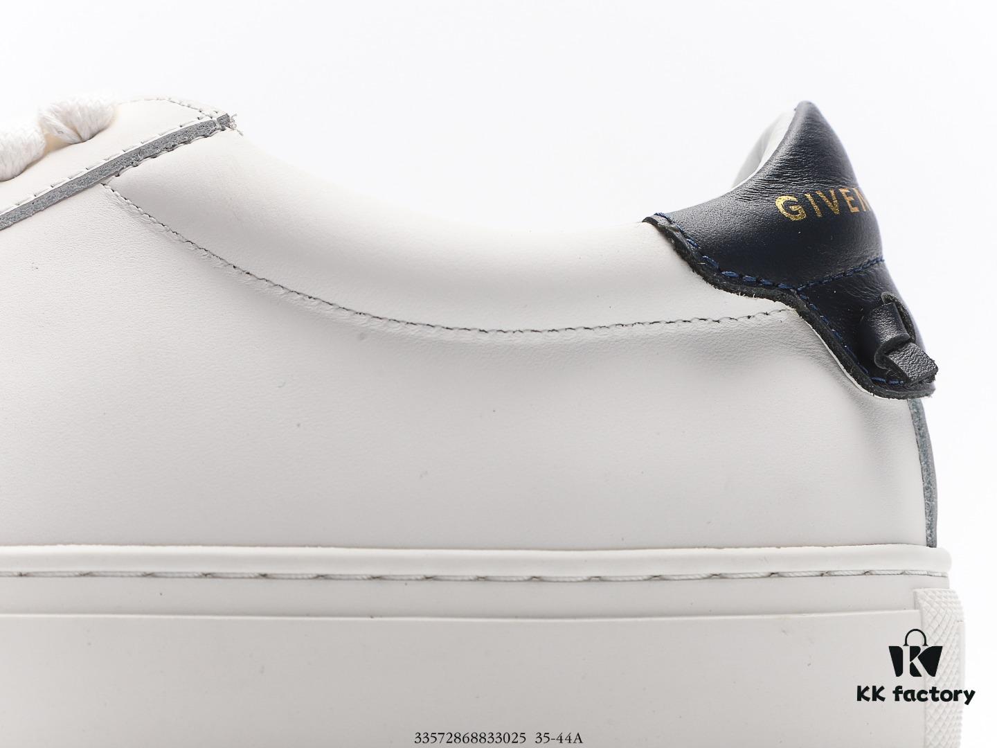 6930ecb06e68136f4d9b342d Givenchy Urban Street Leather Sneakers Fashion Versatile Casual Lace-up White Leather Sneakers