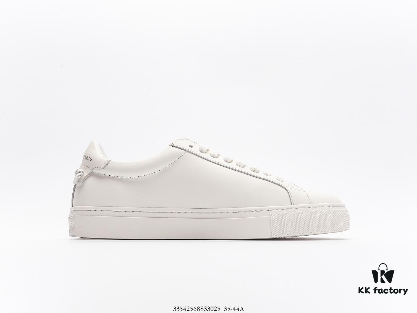 6930ecb06e68136f4d9b342e Givenchy Urban Street Leather Sneakers Fashion Versatile Casual Leather Lace-up White Sneakers