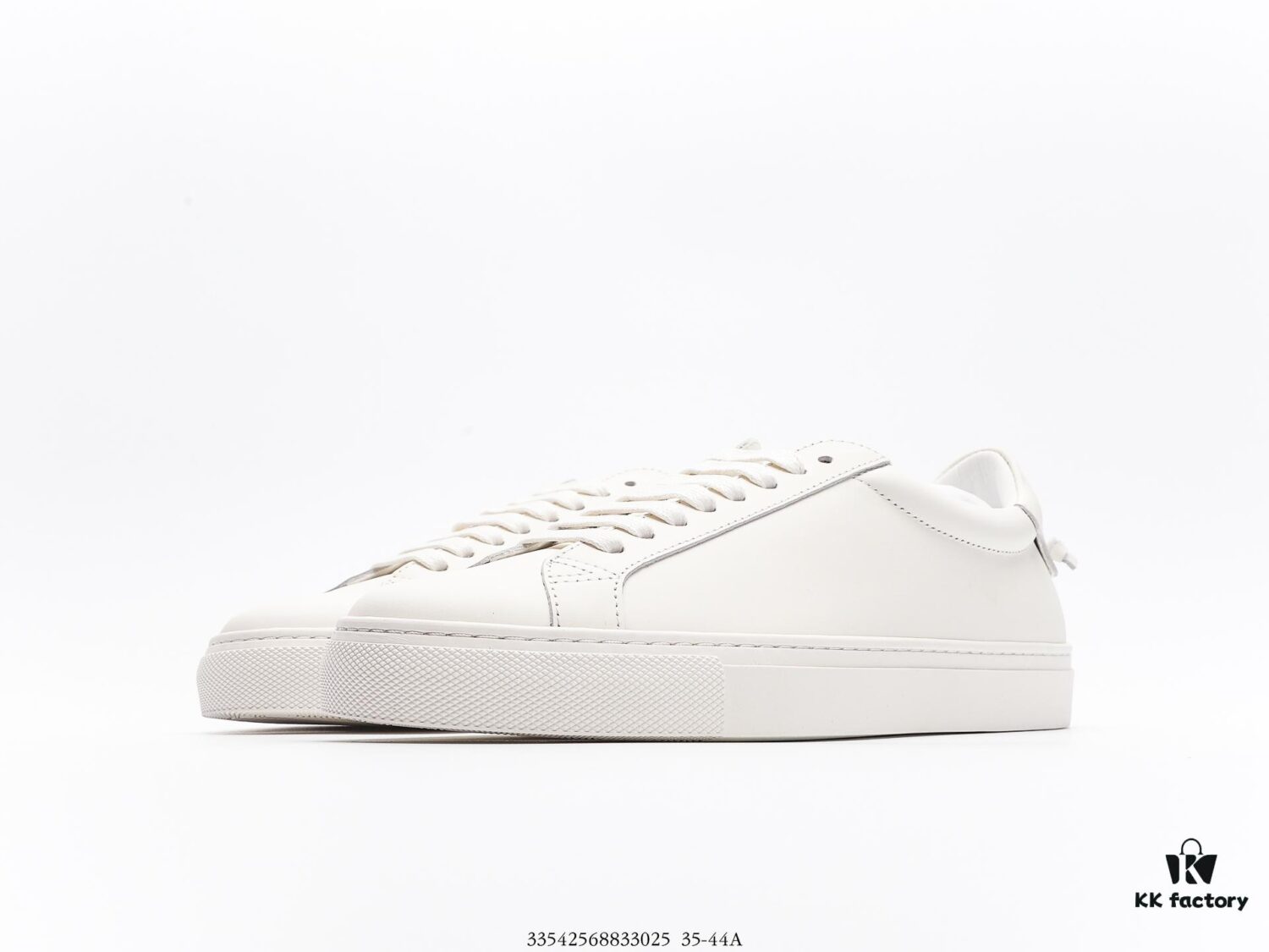 6930ecb46e68136f4d9b3434 Givenchy Urban Street Leather Sneakers Fashion Versatile Casual Leather Lace-up White Sneakers
