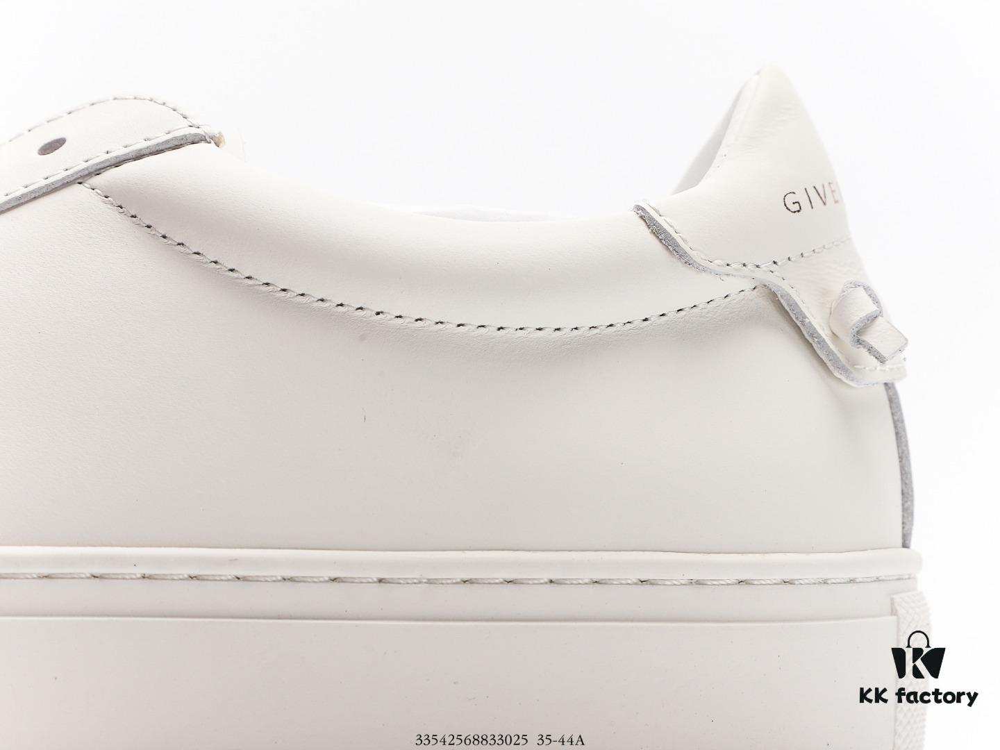 6930ecb56e68136f4d9b3436 Givenchy Urban Street Leather Sneakers Fashion Versatile Casual Leather Lace-up White Sneakers