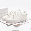 6930ecb66e68136f4d9b3439 Givenchy Urban Street Leather Sneakers Fashion Versatile Casual Leather Lace-up White Sneakers