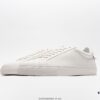 6930ecbb6e68136f4d9b3442 Givenchy Urban Street Leather Sneakers Fashion Versatile Casual Leather Lace-up White Sneakers