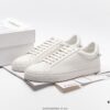 6930ecbd6e68136f4d9b3447 Givenchy Urban Street Leather Sneakers Fashion Versatile Casual Leather Lace-up White Sneakers