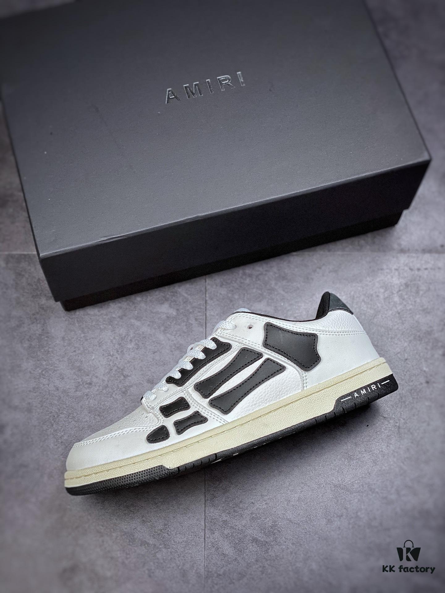 6930ed036e68136f4d9b34a2 Amiri Skeleton Low Sneakers - Skeleton Series Low-Top Athletic Casual Shoes