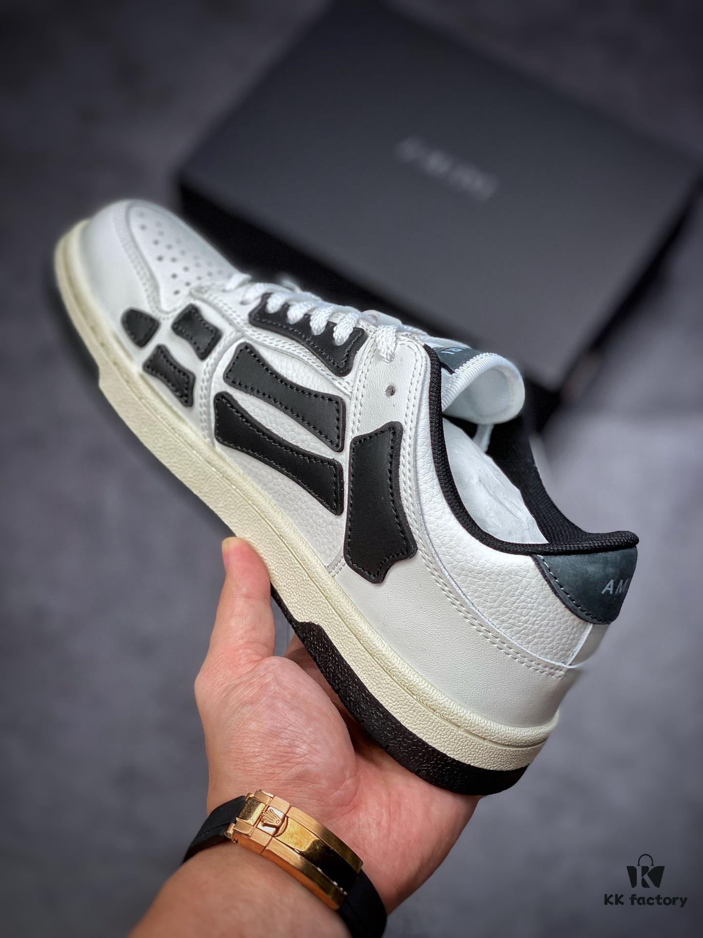 6930ed096e68136f4d9b34a9 Amiri Skeleton Low Sneakers - Skeleton Series Low-Top Athletic Casual Shoes