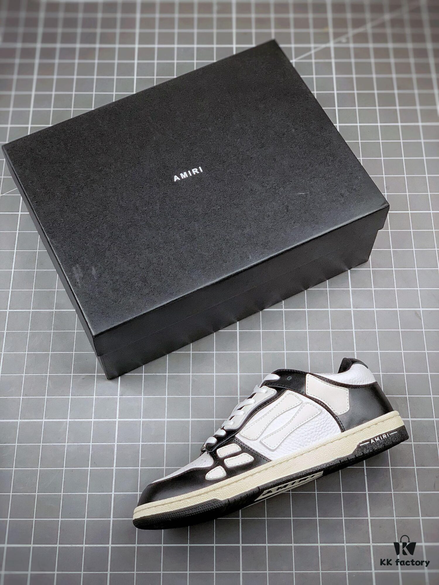 AMIRI 21SS SKEL-TOP Skeleton Low-Top Shoes