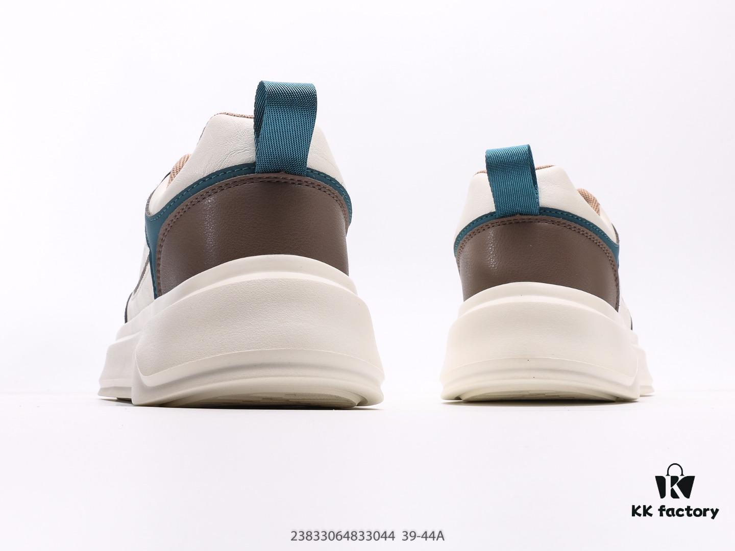 6930ed286e68136f4d9b34d3 ECCO Casual Men's Shoes for Autumn, Height-Increasing Round-Toe White Sneakers, Urban Lightweight Series with Combined Full Grain and Split Cowhide Upper, Fashionable and Stylish Design, Simple Thick Lace Closure for Adjustable Fit, PU Thickened Sole with Arch and Heel Support for Comfort and Stability, Versatile and Minimalist Look