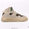 ECCO Men's Genuine Leather Casual Shoes 2024 New Fashion Hybrid Outdoor Sneakers Mid-to-High Top White Shoes Stylish Urban Look