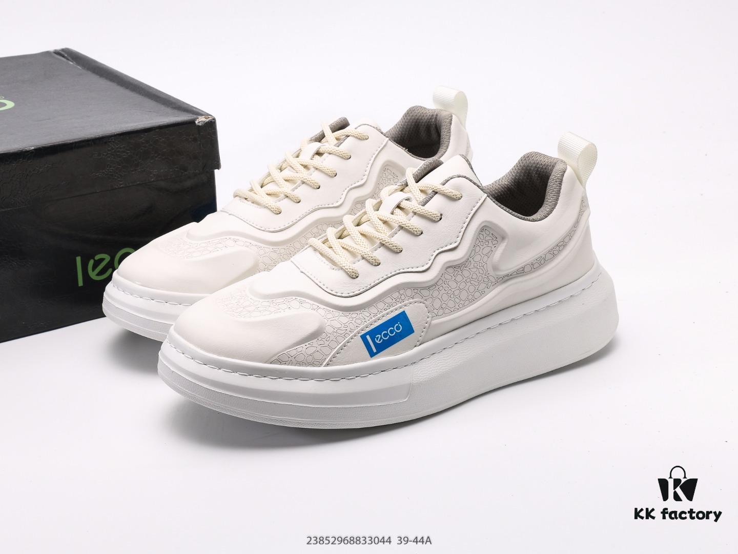 6930ed3b6e68136f4d9b34f0 ECCO Men's Outdoor Casual Shoes Breathable Lightweight Lace-up Athletic Shoes