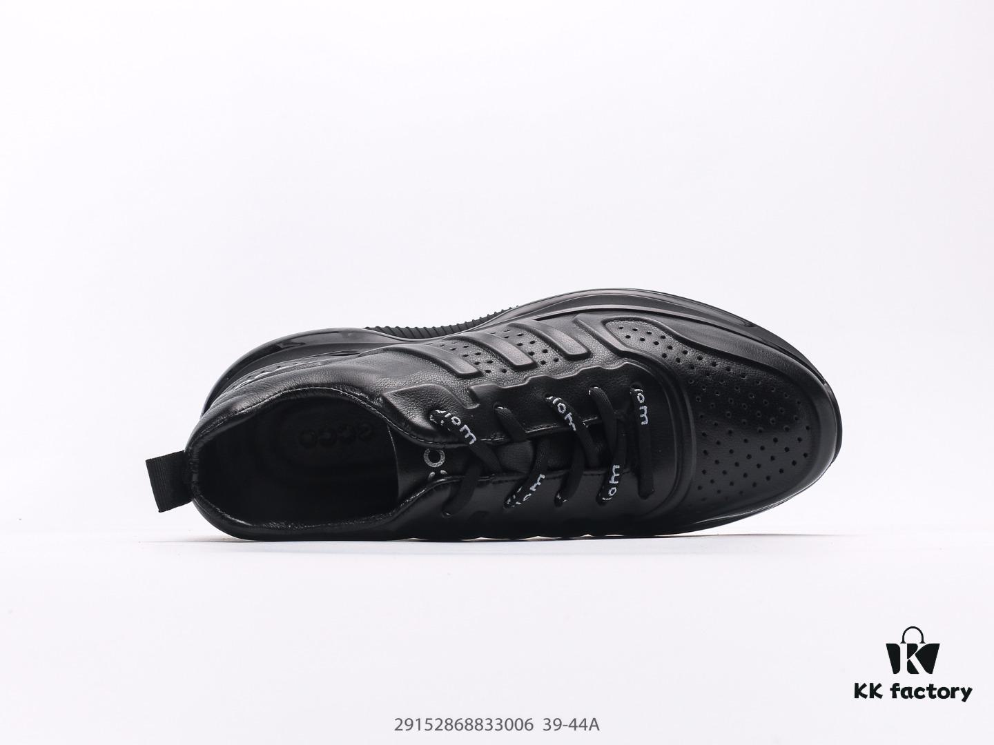 6930ed436e68136f4d9b34fd ECCO Thick-Soled Elevating Casual Shoes, Breathable Lightweight Lace-Up Sneakers