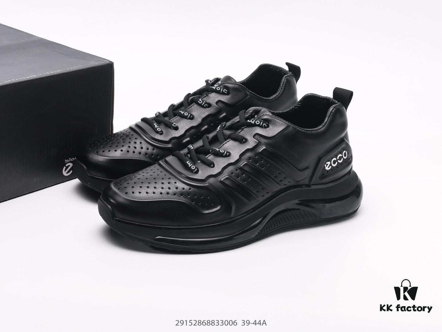 6930ed486e68136f4d9b3501 ECCO Thick-Soled Elevating Casual Shoes, Breathable Lightweight Lace-Up Sneakers