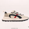 6930ed676e68136f4d9b353c Ecco Men's Casual Retro Running Shoes, Multi-Season Sneakers with Leather and Mesh Upper, Stylish Wafer Sole Design for Comfortable Wear