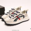 6930ed6b6e68136f4d9b3541 Ecco Men's Casual Retro Running Shoes, Multi-Season Sneakers with Leather and Mesh Upper, Stylish Wafer Sole Design for Comfortable Wear