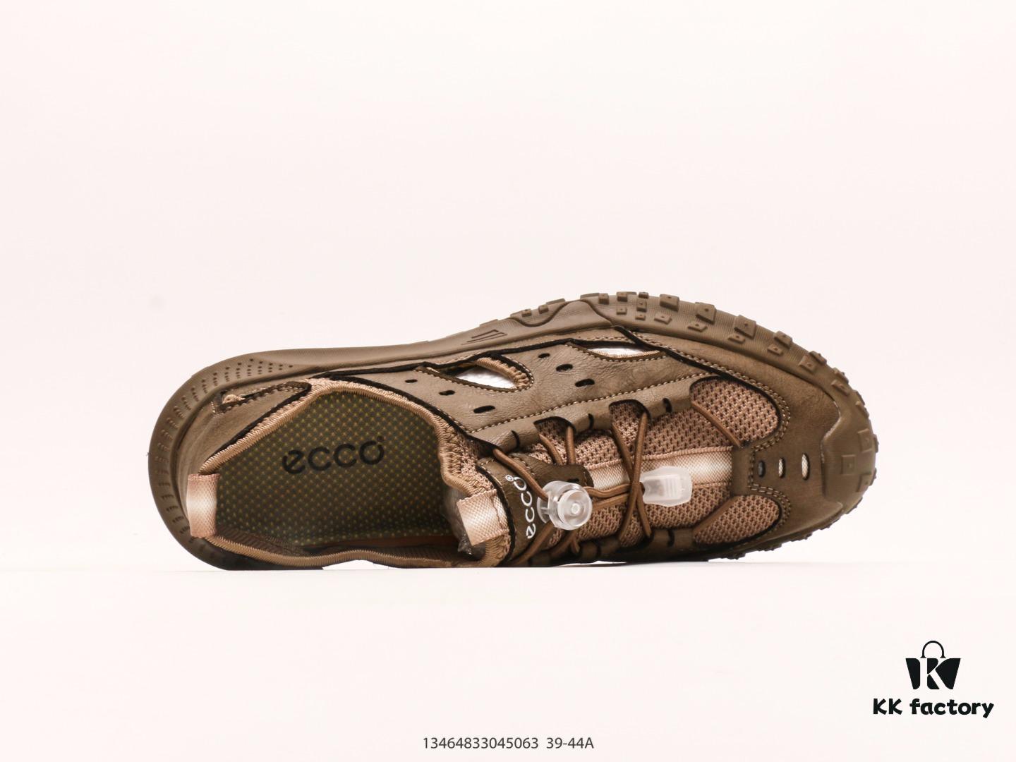 6930ed946e68136f4d9b358a ECCO Men's Casual Sandals, Versatile and Comfortable, Premium Full-Grain Calf Leather, Breathable and Slip-Resistant, Elegant Stitching, Fashionable and Durable