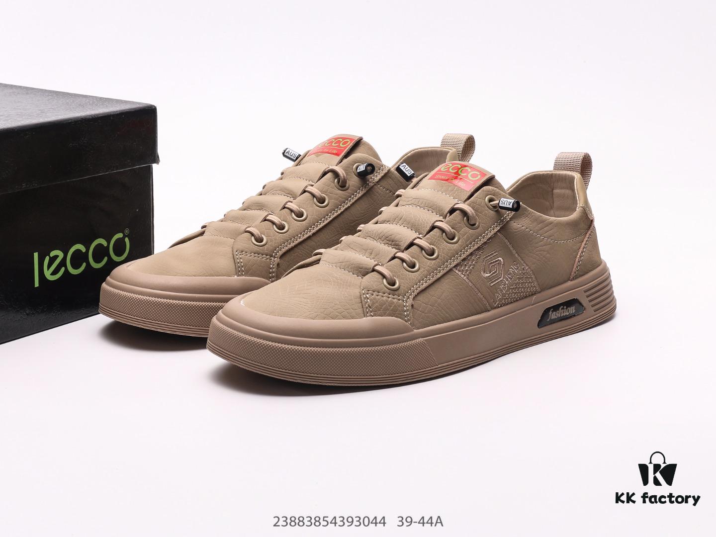 6930edbf6e68136f4d9b35cf ECCO Comfort Walking Series Shoes, Premium Imported Full-Grain Leather Uppers, Lightweight and Highly Elastic PU Injection Molded Outsole, Soft and Flexible Athletic Walking Shoes