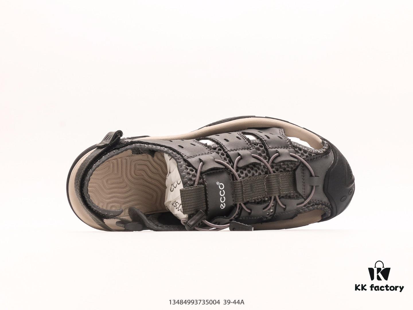 ECCO Men's Sandals, Official Celebrity Favorite, Bestseller on Xiaohongshu, Versatile and Comfortable Casual Sandals with Breathable Design