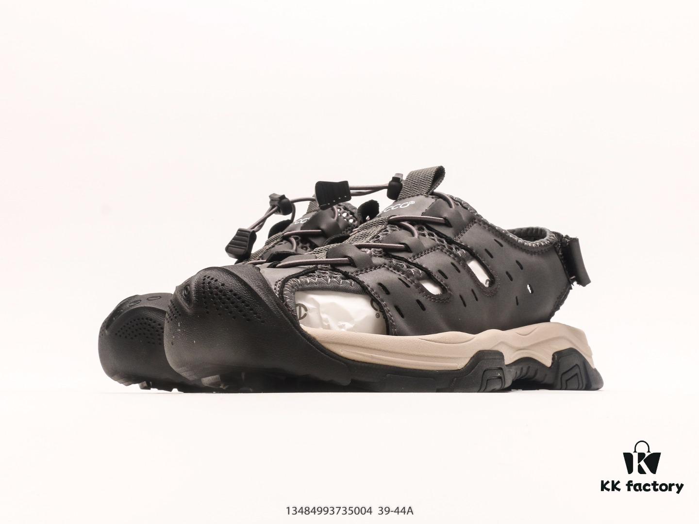ECCO Men's Sandals, Official Celebrity Favorite, Bestseller on Xiaohongshu, Versatile and Comfortable Casual Sandals with Breathable Design