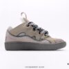 Lanvin Curb Leather Sneakers, Loafer-Style Leather Fashion Casual Shoes